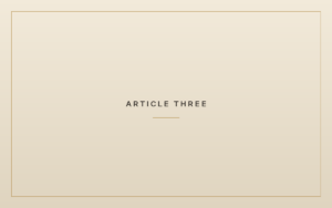 Article Three